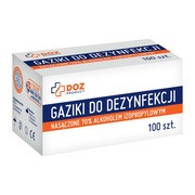 DOZ Product gaziki do dezynfekcji nasączone alkoholem izopropylowym, 100 szt.