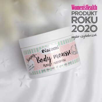 Nacomi, mus do ciała, makaroniki mango, 180 ml