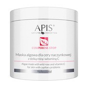Apis Couperose Stop, maska algowa dla cery naczynkowej z dziką różą i witaminą C, 200 g