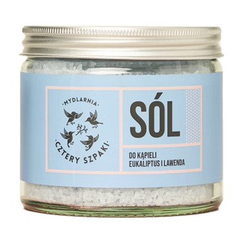 Mydlarnia 4 szpaki, sól do kąpieli, Eukaliptus i Lawenda, 320 g