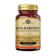 Solgar Naturalny Beta Karoten, kapsułki, 60 szt.