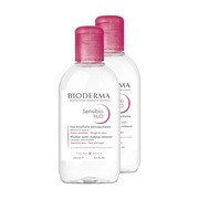 Zestaw 2 x Bioderma Sensibio H2O, woda micelarna do oczyszczania i demakijażu skóry wrażliwej, 250 ml