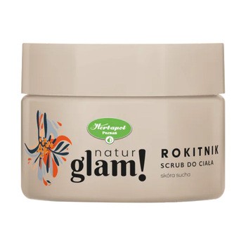 Natur Glam!, solny scrub do ciała, Rokitnik, 300 ml