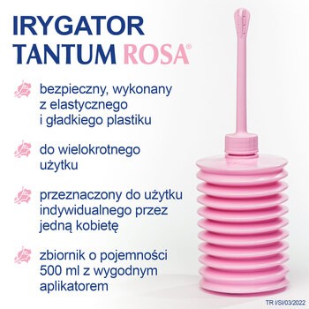 Tantum Rosa, irygator do higieny intymnej, 500 ml, 1 szt.