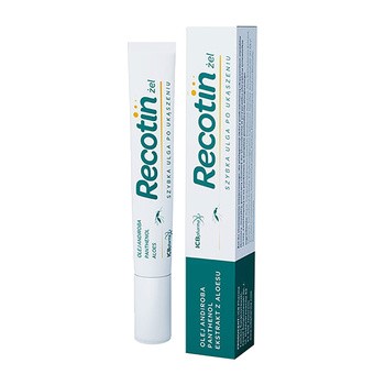 Recotin, żel do pielęgnacji skóry podrażnionej ukąszeniem owadów, 20 ml