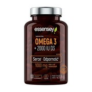 Essensey Omega 3 + 2000 IU D3, kapsułki, 90 szt.