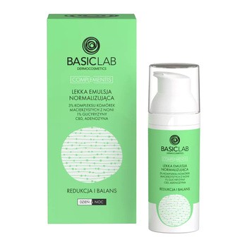 BasicLab Complementis, normalizująca emulsja do twarzy, 50 ml