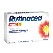 Rutinacea max D3, tabletki, 60 szt.