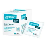 Demoxoft Clean, chusteczki do specjalistycznej higieny powiek, 20 szt.