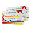 Zestaw 2 x Allnutrition Vitamin C 1000 + D3, kapsułki, 30 szt.