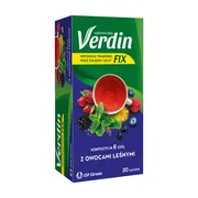 Verdin fix z owocami leśnymi, susz ziołowy, 20 szt.