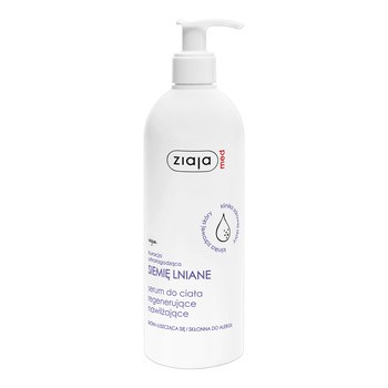 Ziaja Med Siemię lniane, serum do ciała, regenerująco-nawilżające, 400 ml