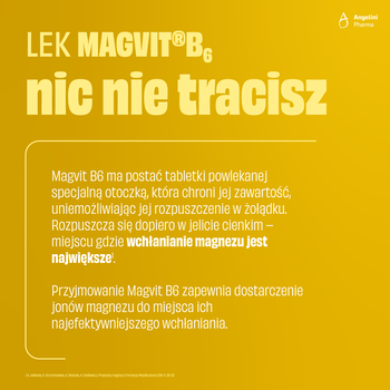 Magvit B6, tabletki dojelitowe, 50 szt.