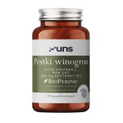 Uns Pestki winogron 95% OPC, kapsułki twarde, 90 szt.