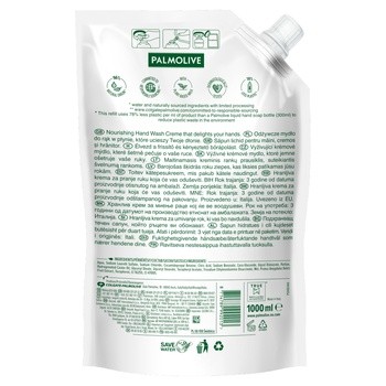 Palmolive, Milk & Honey, mydło w płynie, uzupełnienie, 1000 ml