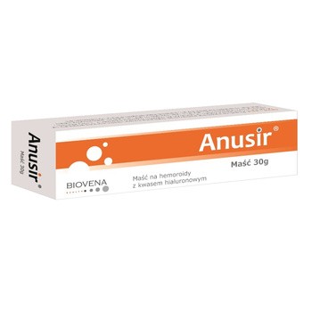 Anusir, maść kojąco-nawilżająca do pielęgnacji skóry okolic odbytu, 30 g