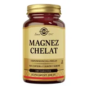 Solgar Magnez Chelat, tabletki, 100 szt.