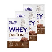 Zestaw 3 x ALE Whey Protein Chocolate Flavor, proszek, 30 g