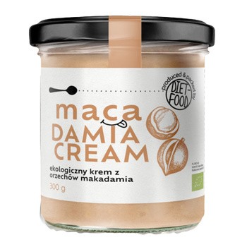 Diet-Food, Bio Krem z Orzechów Makadamia, 300 g