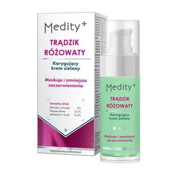 Medity+ Trądzik Różowaty, krem korygujący, 30 ml