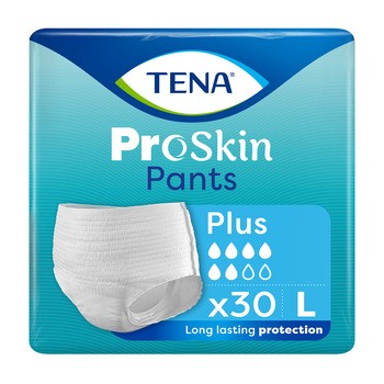 Tena Pants ProSkin Plus, majtki chłonne, rozmiar L, 30 szt.