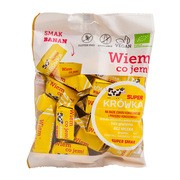 Super Krówka, cukierki krówki smak bananowy bez mleka BIO, 150 g