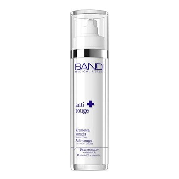 Bandi Medical Expert Anti-Rouge, kremowa kuracja na naczynka, 2% Witamina PP + witamina K, 50 ml