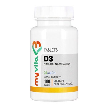 MyVita Witamina D3, tabletki, 100 szt.