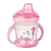 Canpol Babies, kubek niekapek, Sweet Fun, różowy, 9 m+, 180 ml
