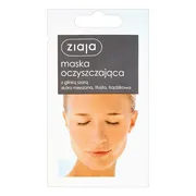 Ziaja, maska oczyszczająca z glinką szarą, 7 ml