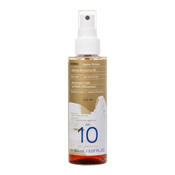 Korres Aegean Bronze, olejek intensywnie bronzujący SPF10, 150 ml