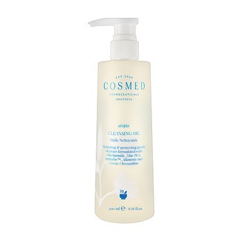 Cosmed Atopia Cleansing Oil, łagodny olejek myjący do twarzy i ciała, 200 ml