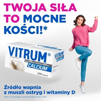 Vitrum Calcium, tabletki, 120 szt.
