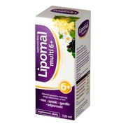 Aflofarm, Lipomal multi 6+, płyn, 120 ml