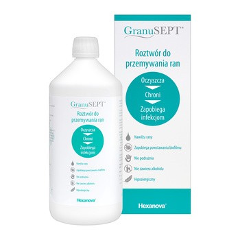 GranuSEPT, roztwór do przemywania ran, 1000 ml