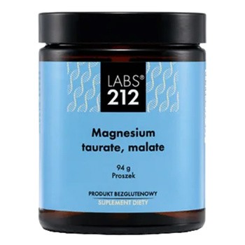 LABS212 Taurynian i jabłczan magnezu, proszek, 94 g