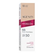 Agenity Hydra-Ox, nawilżający krem BB z SPF 50, 10 light beige, 30 ml