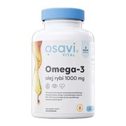 Osavi Omega-3 Olej Rybi 1000mg, kapsułki, smak cytrynowy, 60 szt.