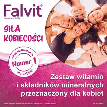 Falvit, tabletki drażowane, 30 szt.