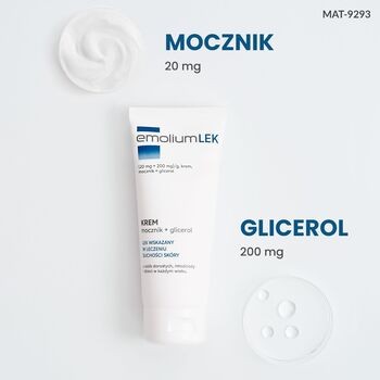 EmoliumLek, (20 mg + 200 mg)/g, krem, 100 g, tuba