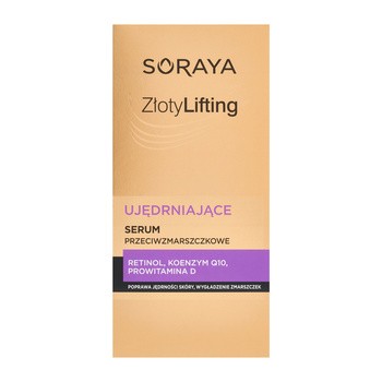 Soraya Złoty Lifting, ujędrniające serum przeciwzmarszczkowe, 30 ml