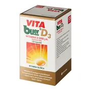 VITA buer D3, 2000 j.m., kapsułki, 120 szt.