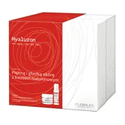 Zestaw Flos-Lek Hyaluron, krem przeciwzmarszczkowy na dzień, 50 ml + serum przeciwzmarszczkowe, 30 ml