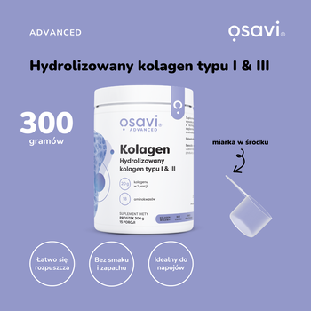 Osavi Kolagen Typu I i III, proszek, 300 g