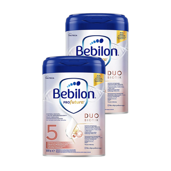 Zestaw 2x Bebilon Profutura DUOBIOTIK 5, Junior dla przedszkolaka, proszek, 800 g
