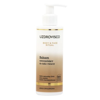 Uzdrovisco Body & Face Ritual, balsam samoopalający do ciała i twarzy, 200 ml