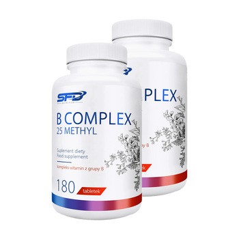 Zestaw 2x SFD B Complex 25 Methyl, tabletki, 180 szt.