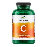 Swanson Witamina C500 z dziką różą, kapsułki, 250 szt.