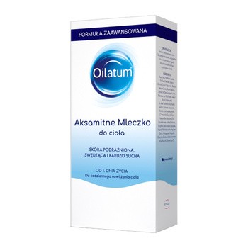 Oilatum, Aksamitne Mleczko do ciała dla skóry podrażnionej, swędzącej i bardzo suchej, 400 ml