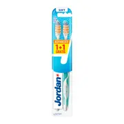 Jordan Advanced, szczoteczka do zębów, soft, (1 + 1 GRATIS)